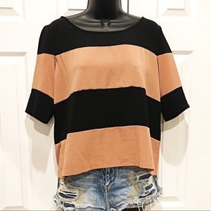 FOREVER 21 Striped Blouse